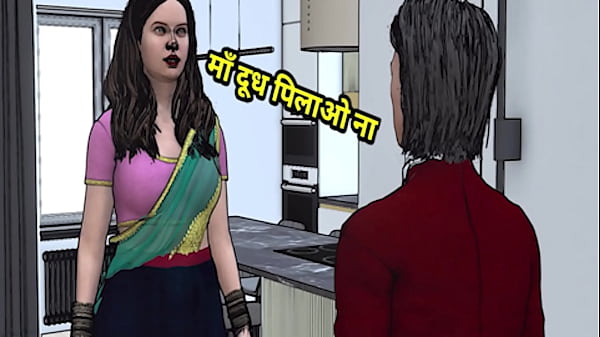 Ibu Tiri Desi India Digilir Anak Tiri, Suara Hindi Bikin Makin Panas.