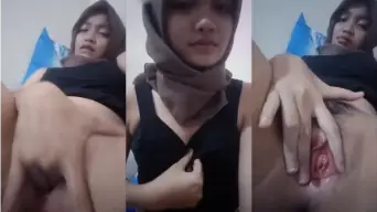 Abg Hijab Toge Beol Becek Sampe Merembes