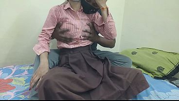 Cewek Kuliahan India Digebukin Pacar Di Kamar Kos, Crot Di Mana-mana!