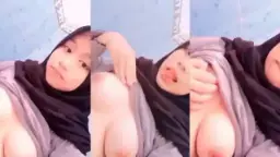 Bocil Abg Jilbab Tiktok Pamer Dada Montok.