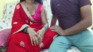 Boudhi Merah Pakai Saree, Ngajak Devar Main Di Video Bangla Panas.